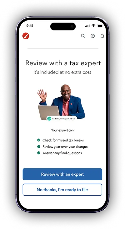 Expert Final Review mobile screen