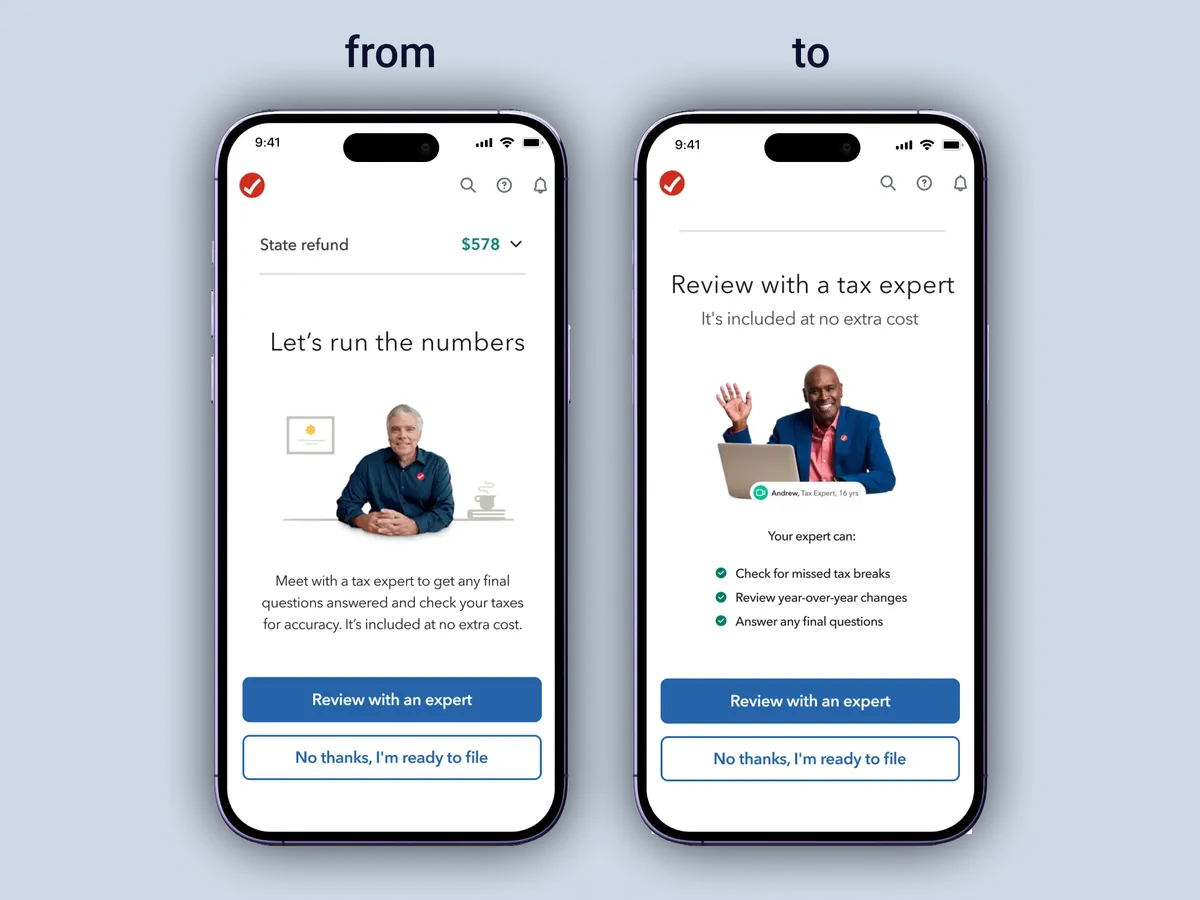 Copy variants comparison