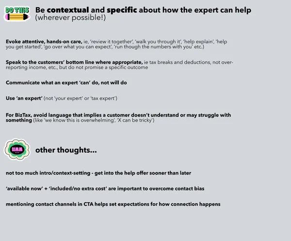 Content principles documentation